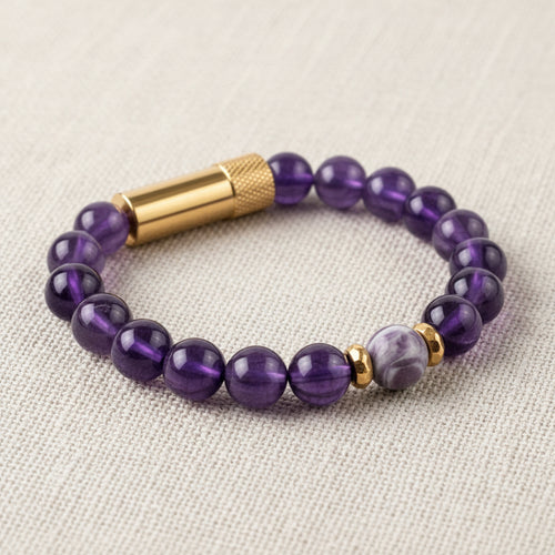 Amethyst With Chevron Embracelet™