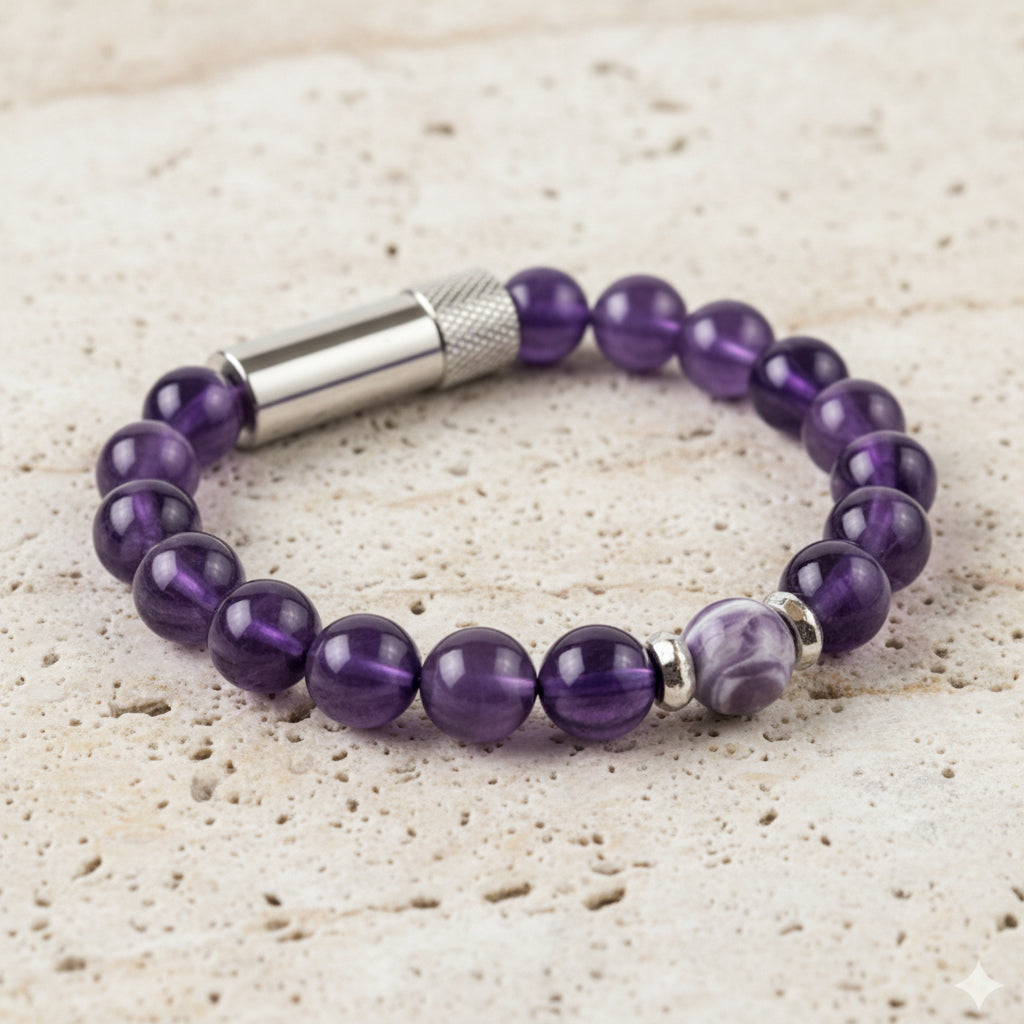 Amethyst With Chevron Embracelet™