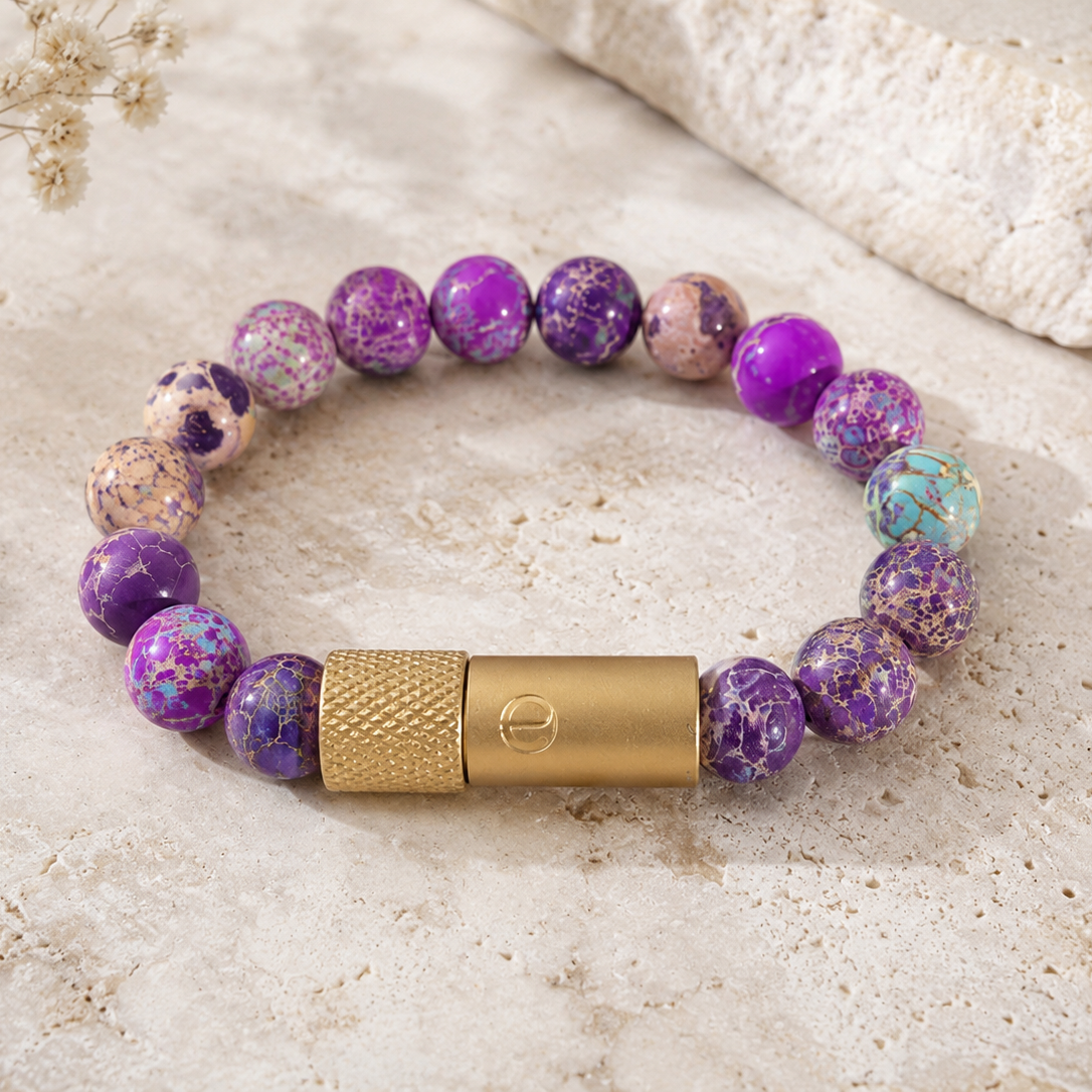 Purple Sea Sediment Jasper Embracelet™