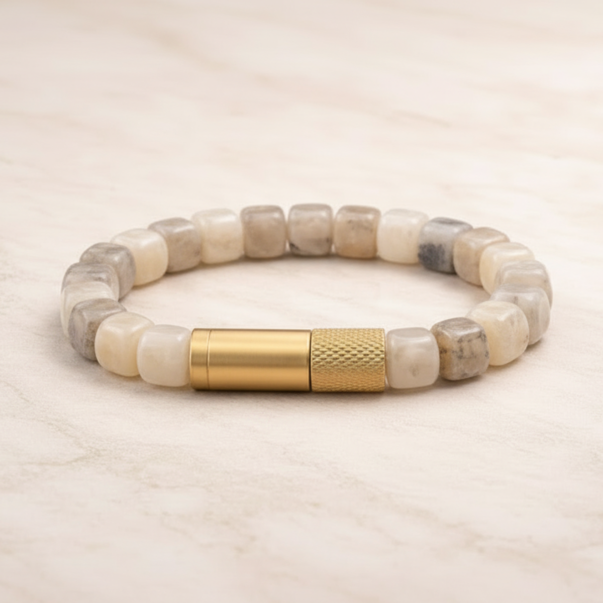 Natural Moonstone Cube Embracelet™