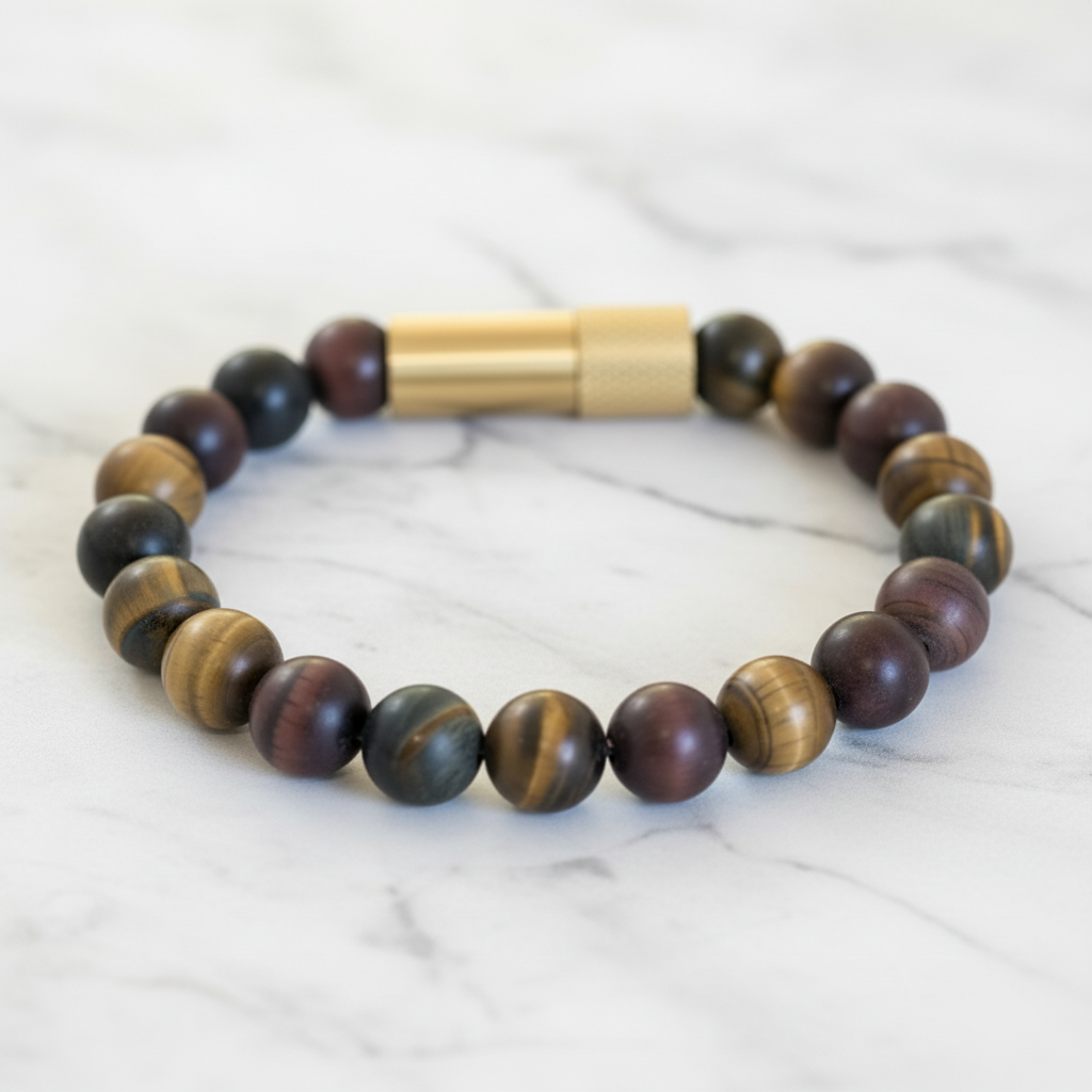 Tri-Color Tiger Eye - Matte Finish Embracelet™