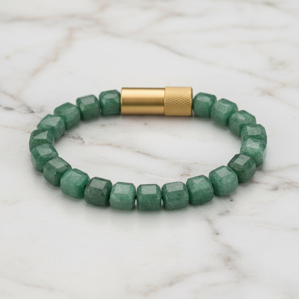 Natural Emerald Cube Embracelet™
