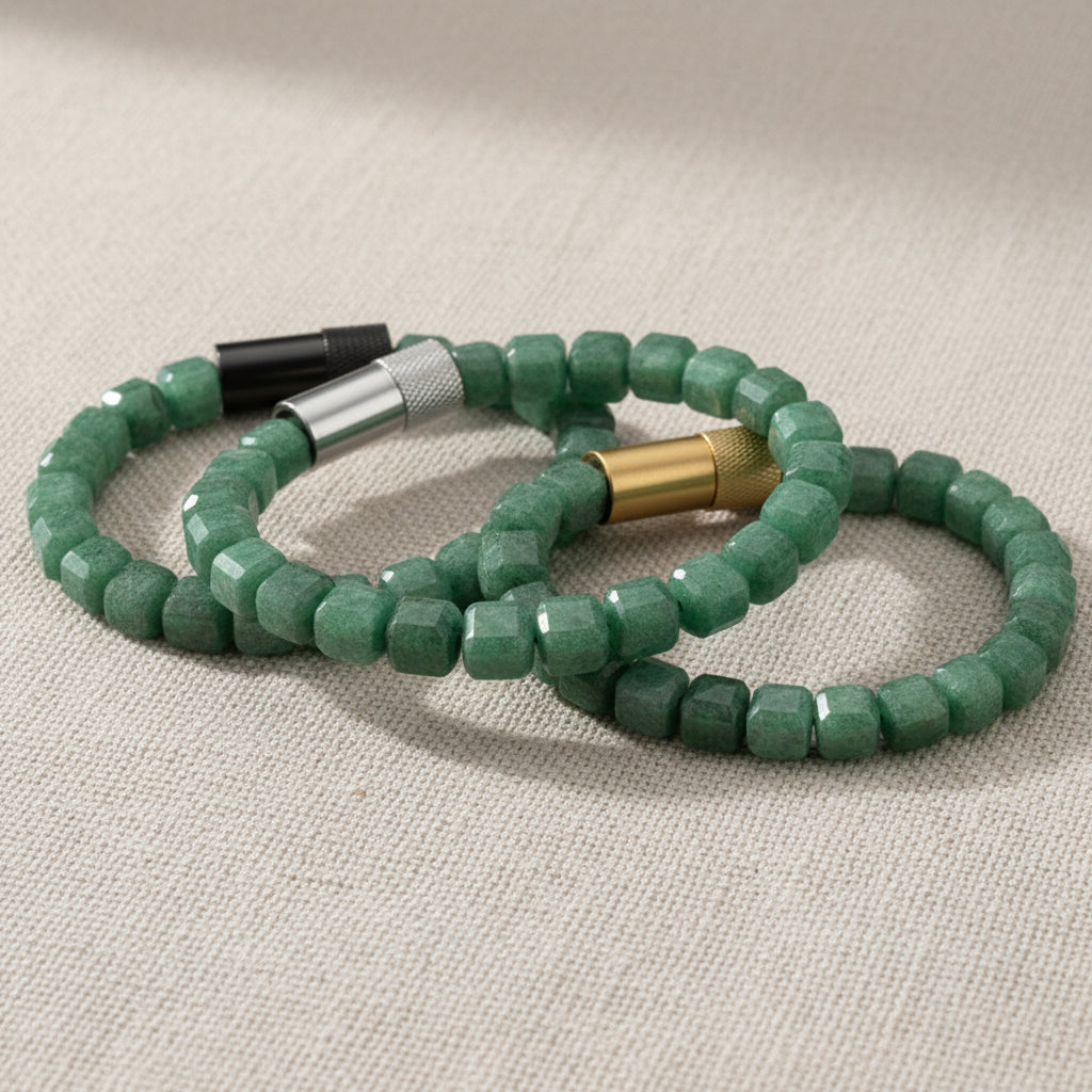 Natural Emerald Cube Embracelet™