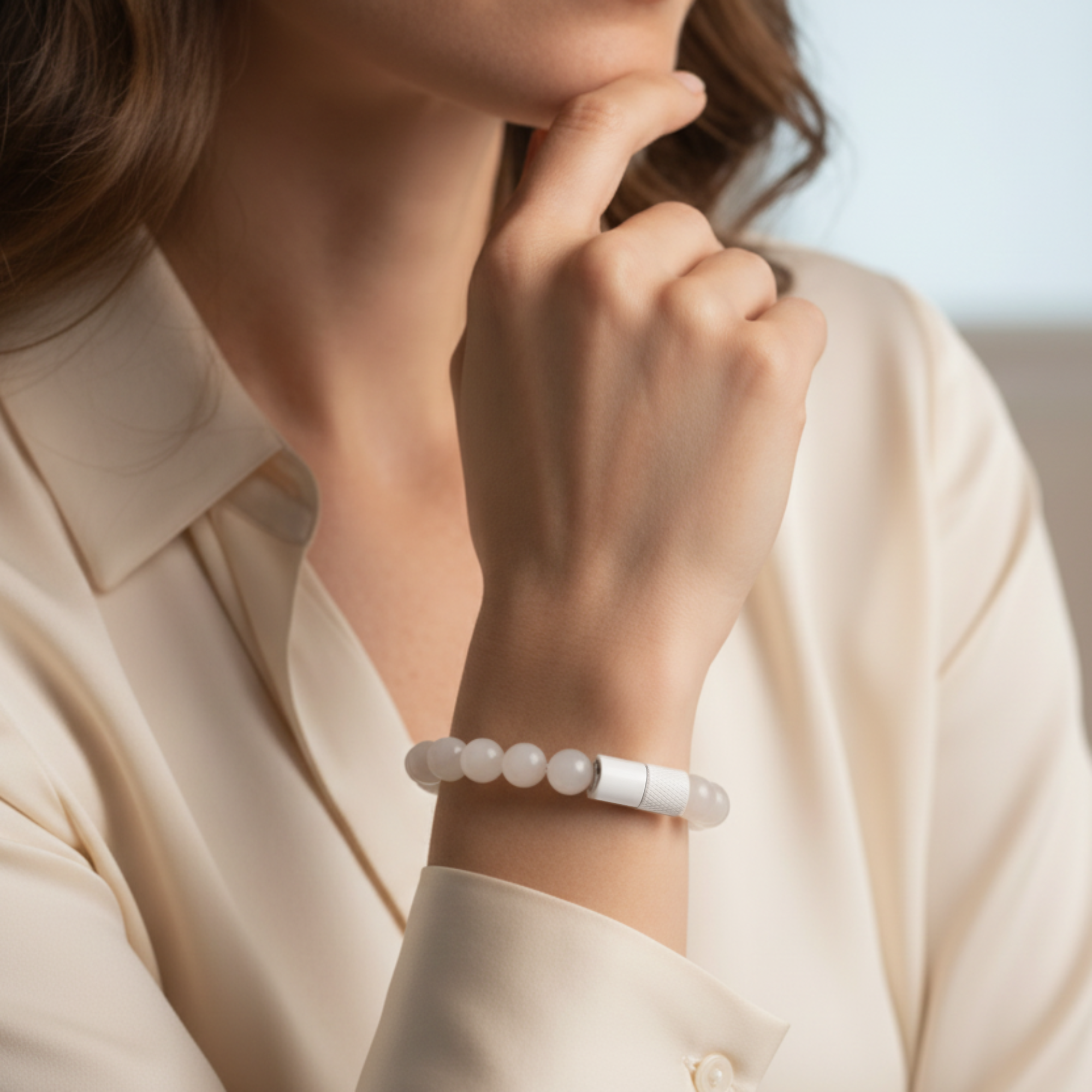 White Jade Bracelet Embracelet™
